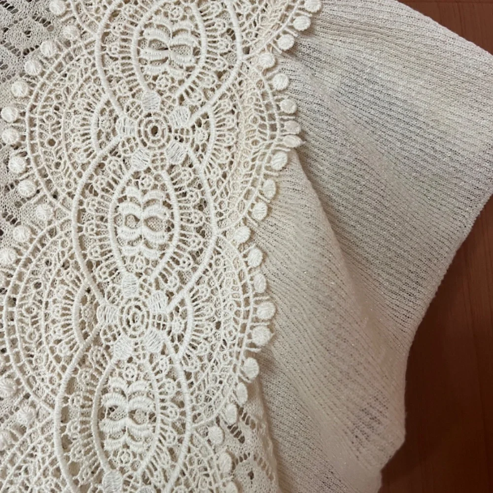 ZARA off white lace top size M - Picture 3 of 6